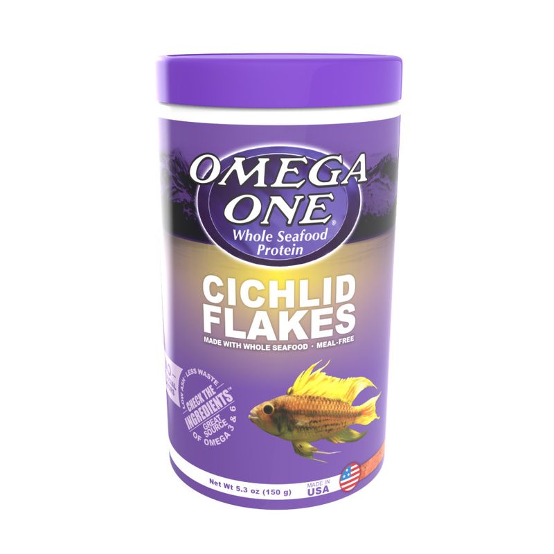 Omega One Cichlid Flakes 5.3oz.