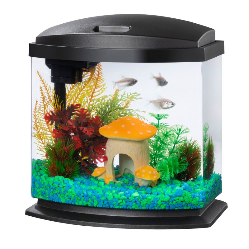 Aqueon Mini Bow LED 2.5 Gallon Black