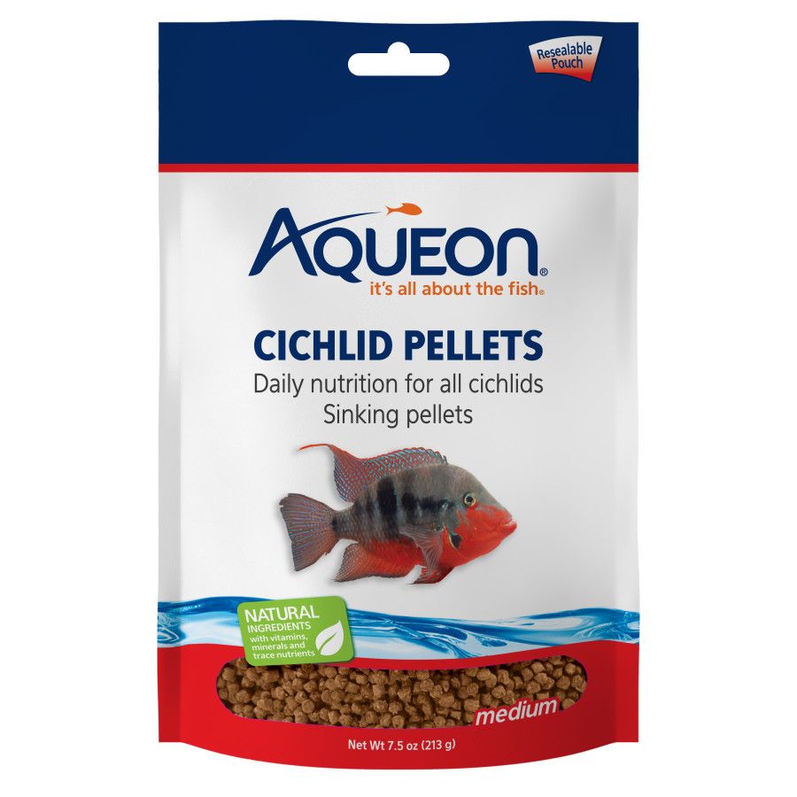 Aqueon Cichlid Pellets Medium 7.5oz