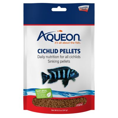 Aqueon Cichlid Pellets Mini 8.5oz