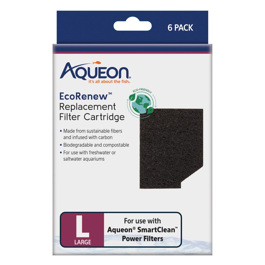 Aqueon EcoRenew Cartridge Large 6Pk