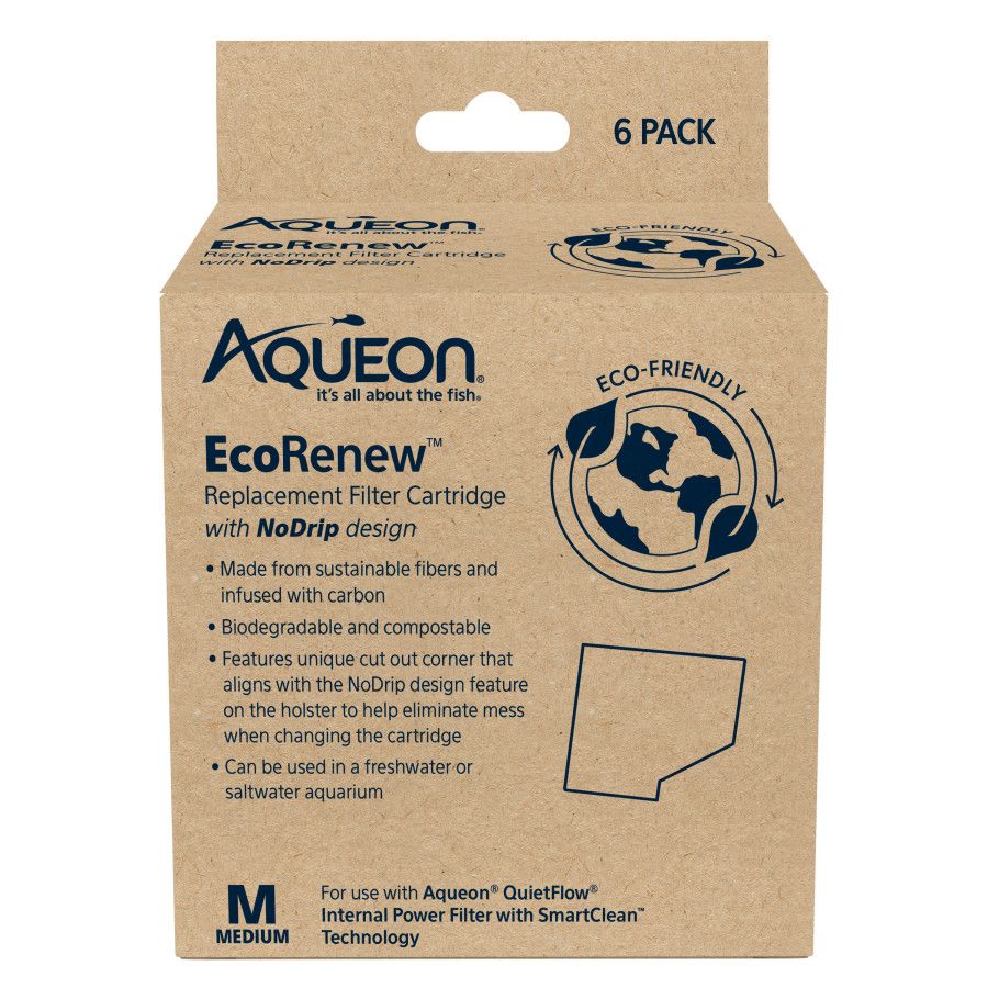 Aqueon EcoRenew Cartridge Medium 6PK