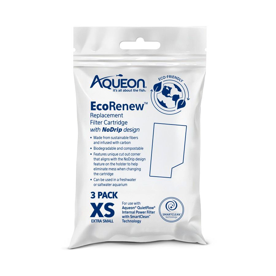 Aqueon EcoRenew Filter Cartridges Extra Small 3 PACK