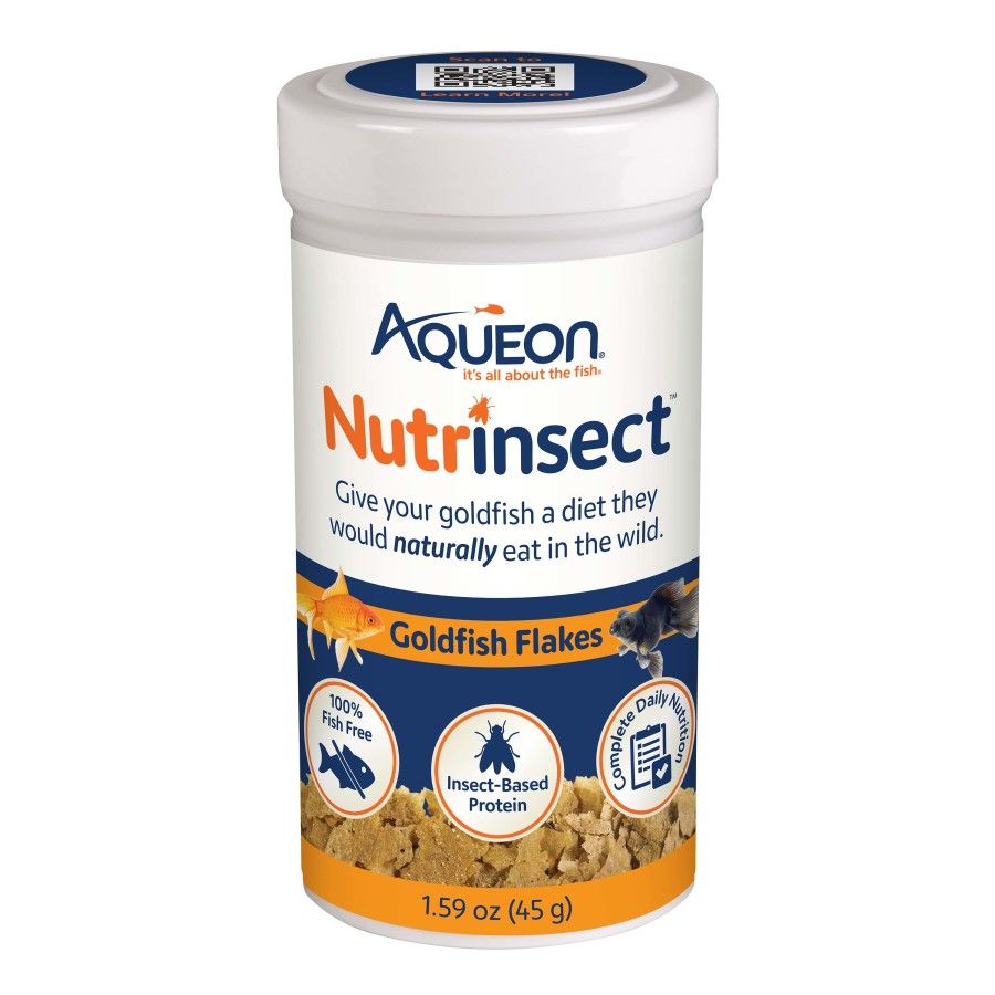 Aqueon Nutrinsects Goldfish Flakes 1.59oz