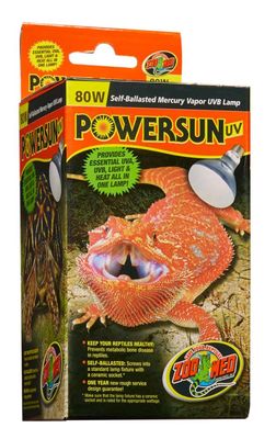 Zoo Med PowerSun UV Self-Ballasted Mercury Vapor Lamp 80w