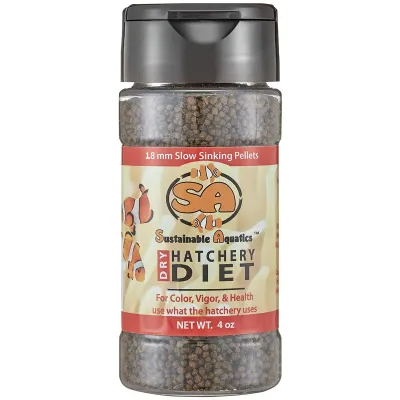 Sustainable Aquatics 1.8mm Hatchery Diet 4 oz