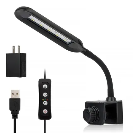 Hygger Gooseneck Clip On LED Light USB Port HG033 6W