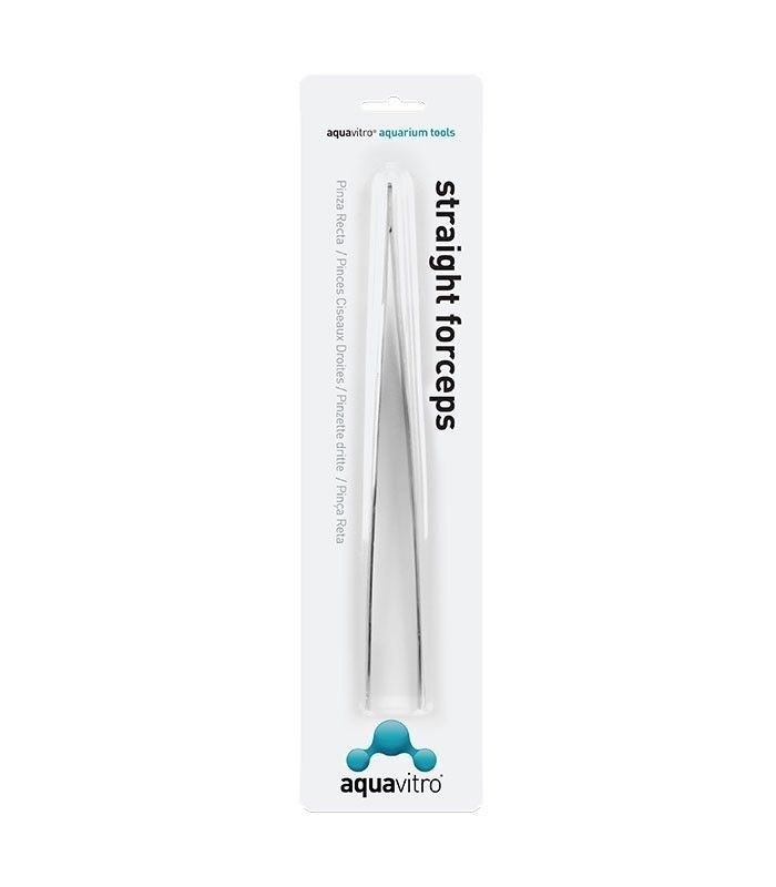 Seachem Aquavitro Stainless Steel Straight Forceps 10"