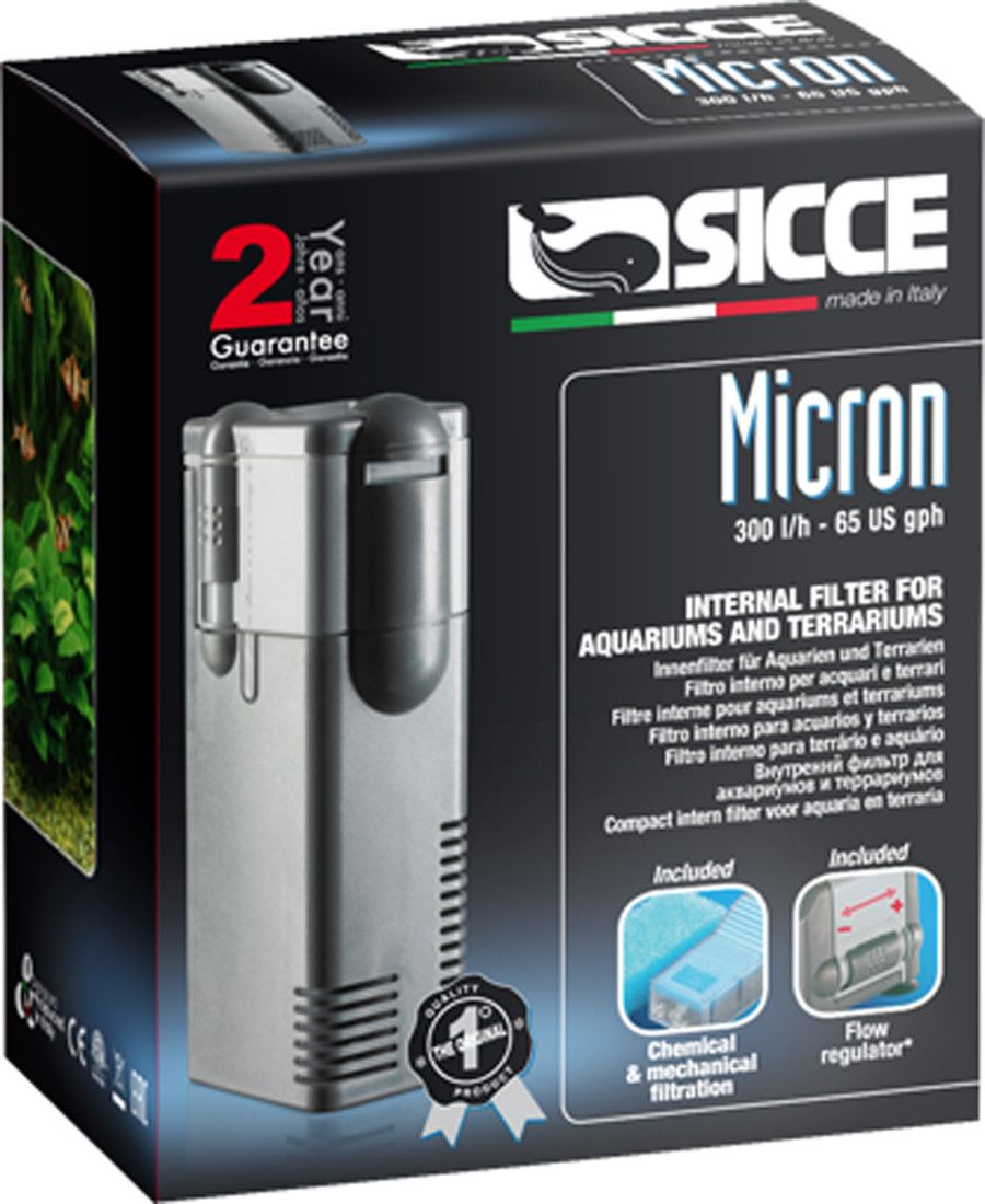 SICCE Micron Internal Filter 65GPH