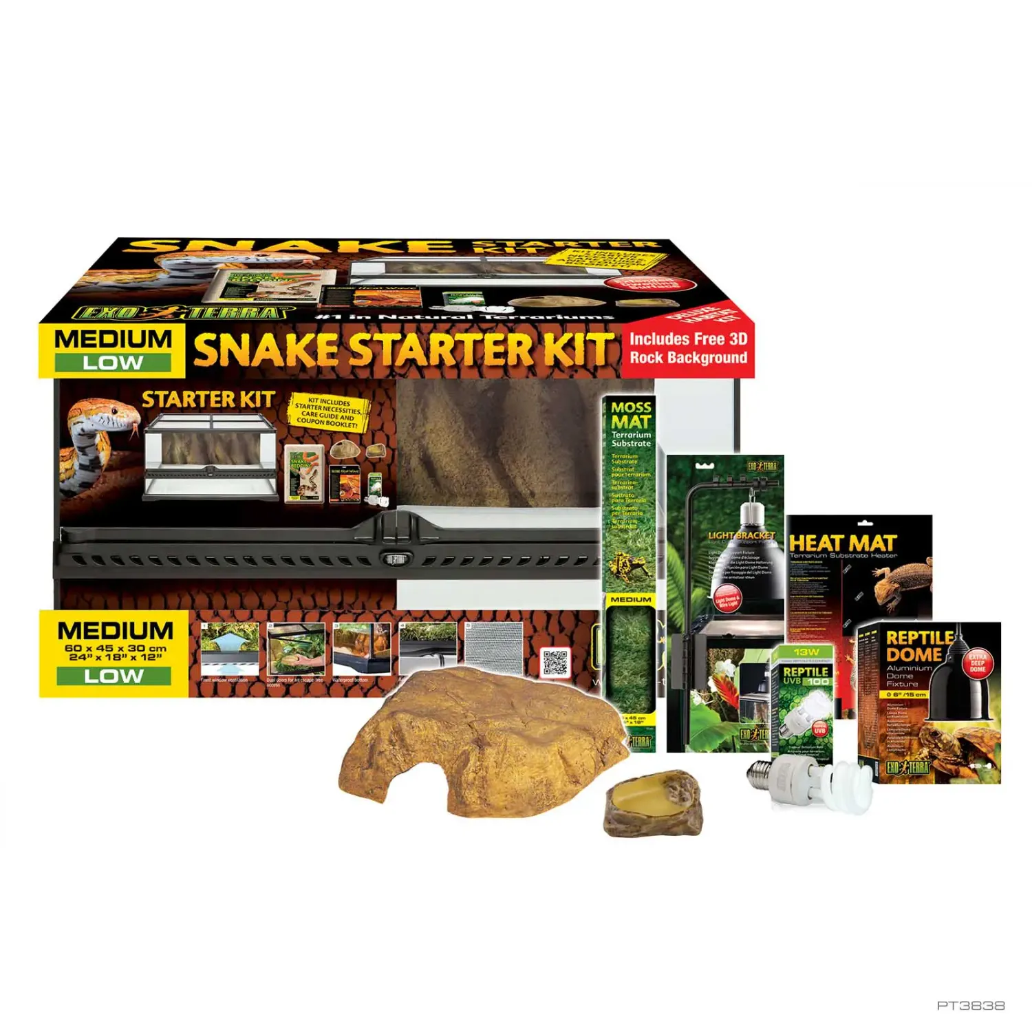 Exo Terra Snake Starter Kit 40 Gallon