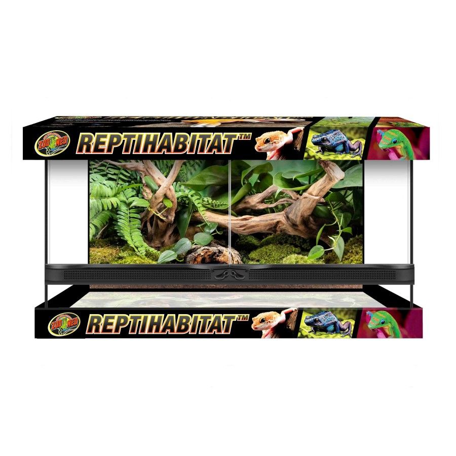 Zoo Med Reptihabitat Double Door Terrarium 20x10x12