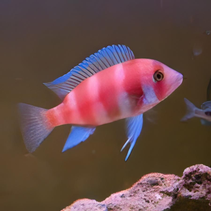 Red Frontosa (Cyphotilapia frontosa) 0.75-1"
