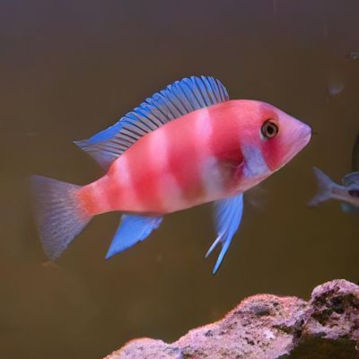 Red Frontosa (Cyphotilapia frontosa) 0.75-1"