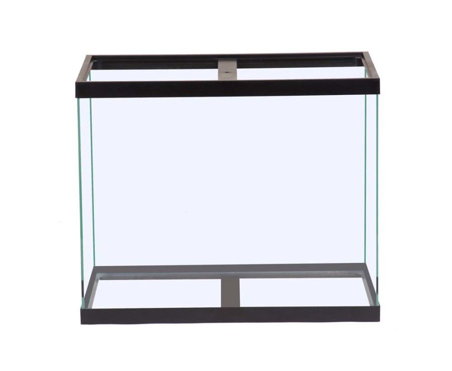 Marineland Tempered Column Aquarium Tank Clear, Black, 56 gal 30X18X24 in