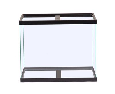 Marineland Tempered Column Aquarium Tank Clear, Black, 56 gal 30X18X24 in