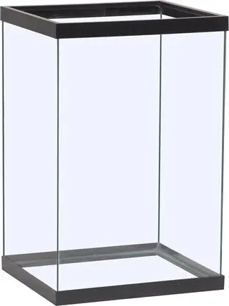 Marineland Tempered Column Aquarium Tank Clear, Black, 37 gal, 20X18X24 in