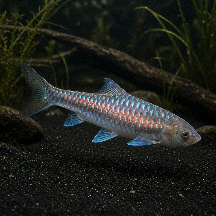 Blue Mahseer (Neolissochilus stracheyi) 2"