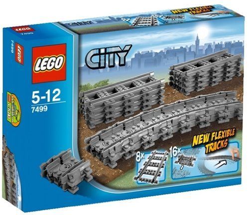 Lego 7499 City Train Flexible Tracks Set