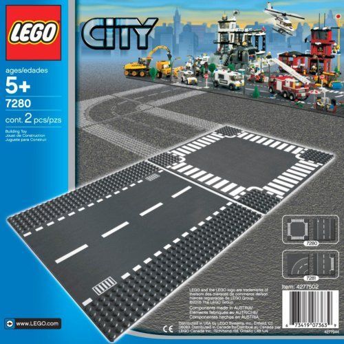 Lego 7280 City Train Straight &amp; Crossroads