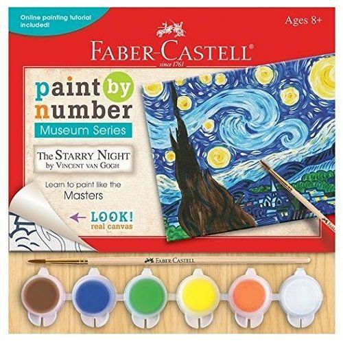 FaberCastell FC14301 Paint By Number Museum Series-The Starry Night