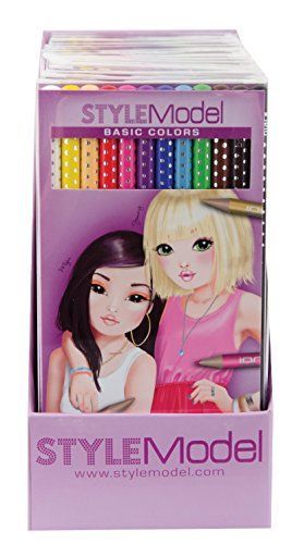 Schylling 6667 StyleModel Colored Pencil Set - 12 pencils