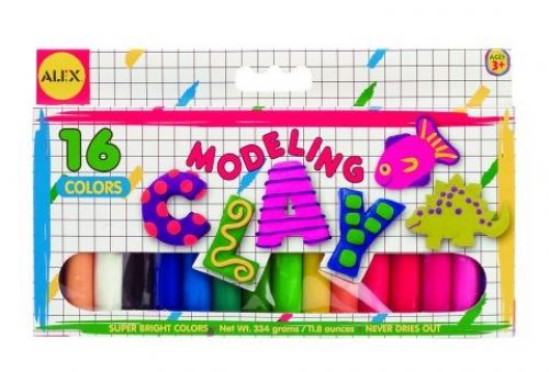 Alex-Panline 267/16 Modeling Clay 16 Colors