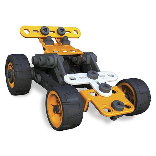 Meccano Junior- Toolbox Pullback Race Car, 5 Model Set