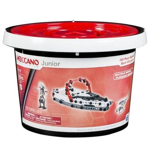 Meccano Junior Erector 150 Piece Bucket