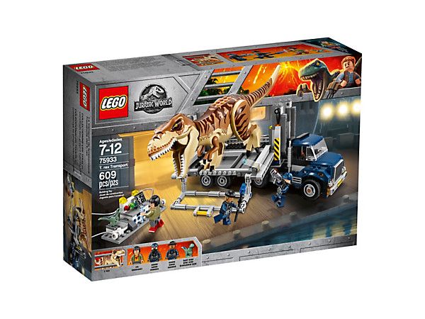 LEGO JURASSIC PARK TREX TRANSPORT 75933