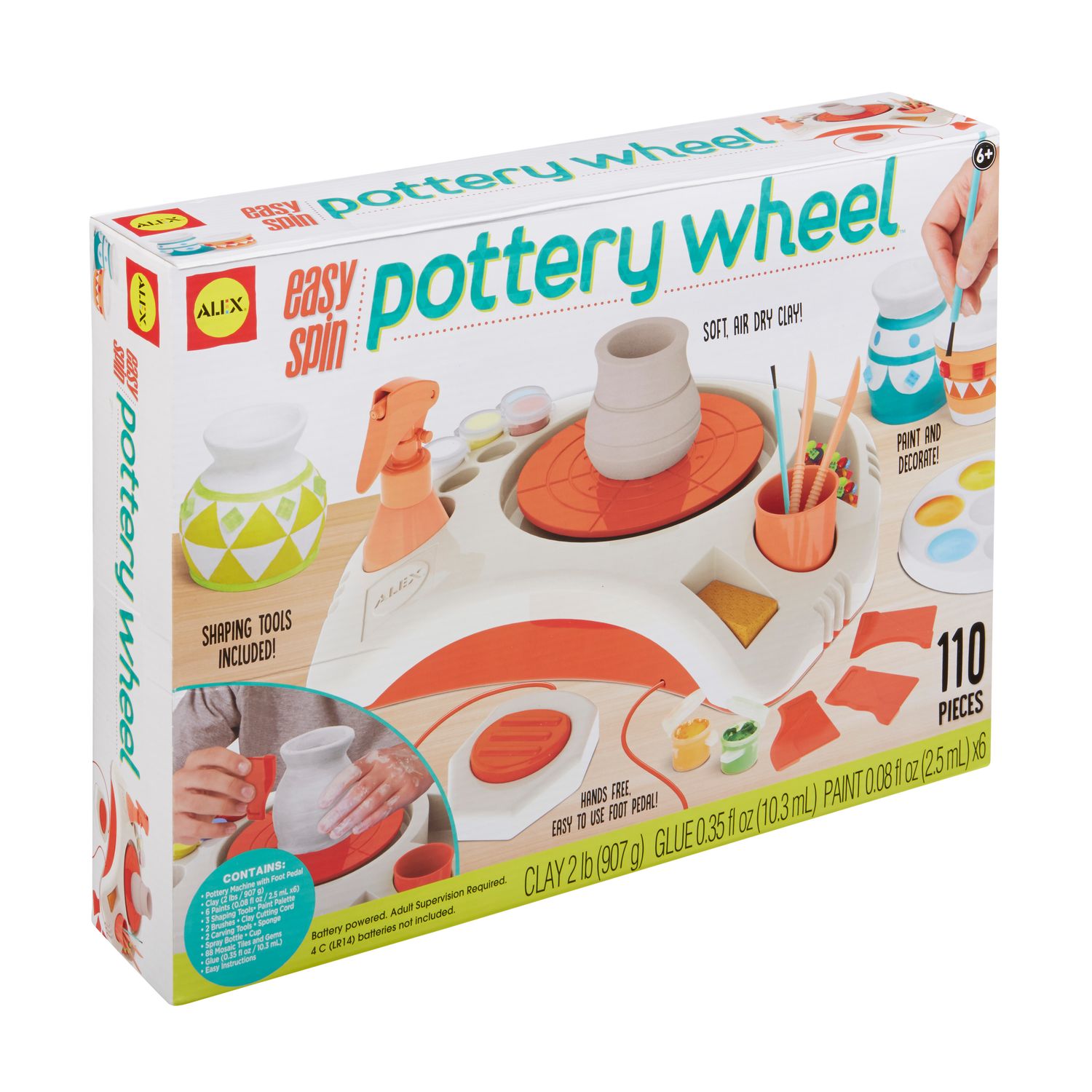 Alex 500130 Artist Studio Easy Spin Pottery Wheel