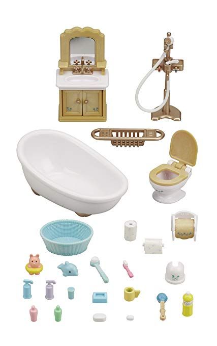 Calico Critters CC1748 Country Bathroom Set