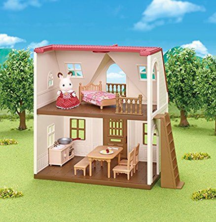 Calico Critters CC2287 Red Roof Cozy Cottage Starter Home 9/10 Eta