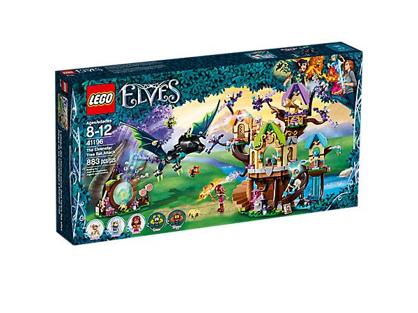 Damaged LEGO 41196 Elves The Elvenstar Tree Bat Attack
