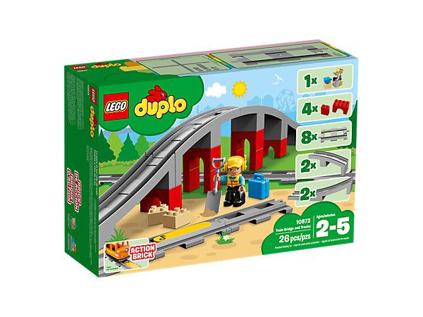 LEGO 10872 DUPLO Train Bridge and Tracks