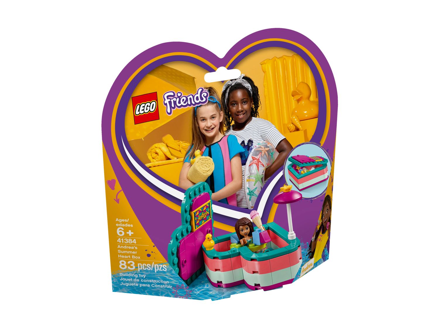 Lego 41384 Andrea&#39;s Summer Heart Box