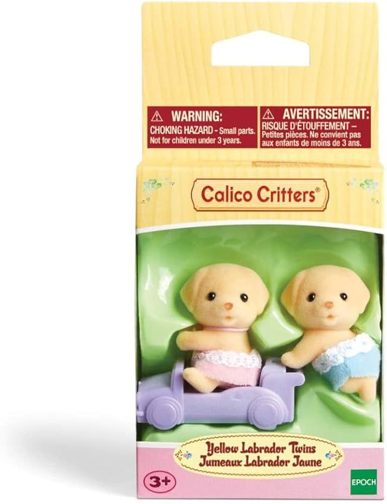 Calico Critters CC2131Yellow Labrador Twins -NPC