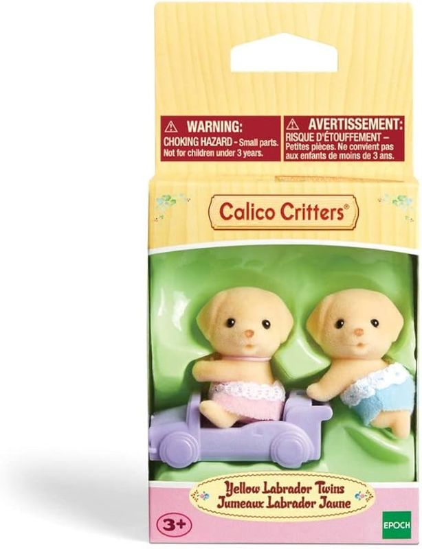 Calico Critters CC2131Yellow Labrador Twins -NPC