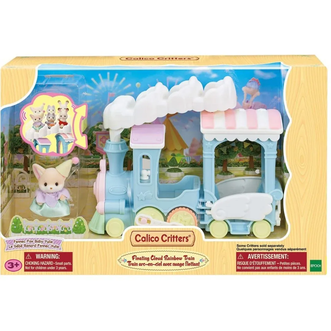 Calico Critters CC2074 Floating Cloud Rainbow Train