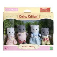 Calico Critters CC1865 Persian Cat Family