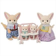 Calico Critters CC2069 Fennec Fox Family