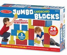 M&amp;D 2783 Jumbo Cardboard Blocks (24 pc)