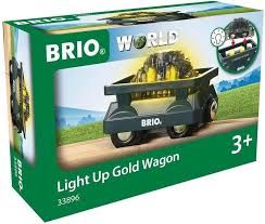 Brio 33896 Light Up Gold Wagon