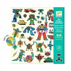 DJECO DJ09276 Pg Stickers Robots