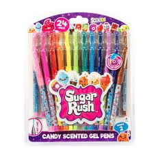 Schylling 42062 24Pk S.R. Gel Pens - Scented