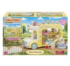 Calico Critters CC2167 Rainbow Fun Nursery Bus - New 2024