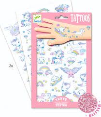DJECO DJ09575 Tattoos Unicorns