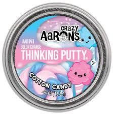 Each NC003 Mini Cotton Candy - 2&quot; Thinking Putty Tin (Case of 12)