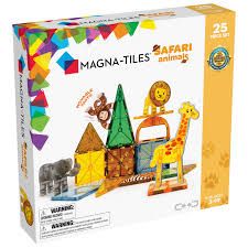 Magnatiles 20925 Safari Animals 25-Piece Set