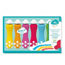 DJECO DJ09002 Markers 6 Foam Markers