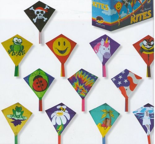 Premier Kites 49891 Mini Diamond Kite Assortment